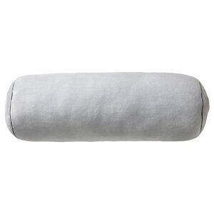 New ! IKEA cushion/body pillow  cylinder shaped/light gray, 31 "
